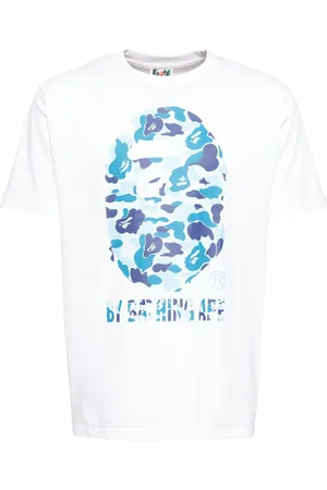 A Bathing Ape Playera con logo estampado