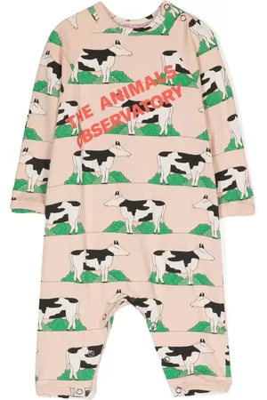 The Animals Observatory Romper con estampado de vacas