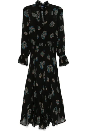 Ralph Lauren Vestido largo con estampado floral