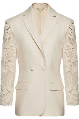 MAGDA BUTRYM Blazer de crochet con encaje