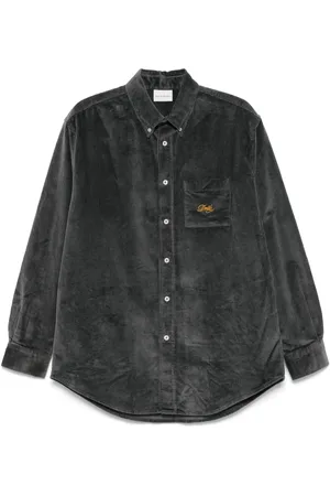 Drôle de Monsieur Camisa de pana con logo bordado