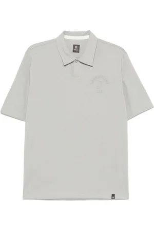 Boggi Milano Playera tipo polo con logo en relieve