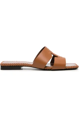 Roberto Cavalli Sandalias con logo en relieve