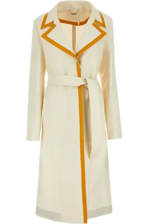 Chloé Gabardina con ribete en contraste