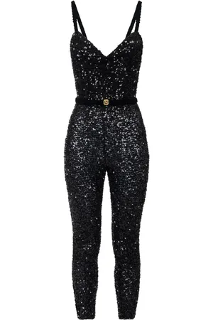 Elisabetta Franchi Jumpsuit con detalles de lentejuelas