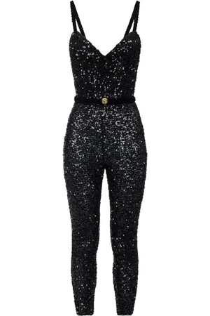 Elisabetta Franchi Jumpsuit con detalles de lentejuelas
