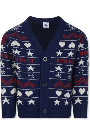 Petit Bateau Cárdigan en jacquard