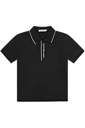 Calvin Klein Playera tipo polo con logo