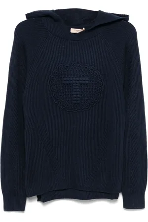 Twin-Set Hoodie tejida