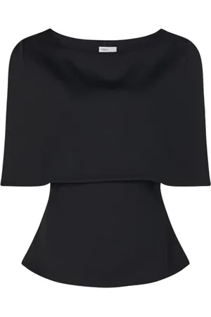 ROSETTA GETTY Blusa con diseño de capa