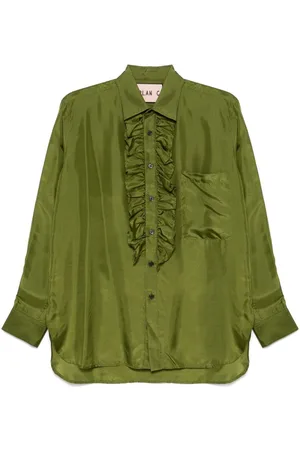 Plan C Camisa con detalle de volantes