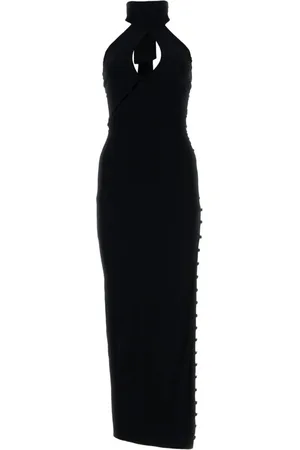 MAGDA BUTRYM Vestido largo con cuello halter