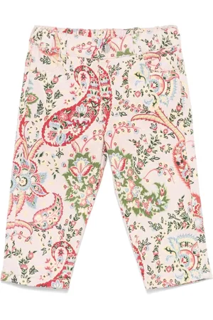 Etro Pantalones con estampado de cachemira