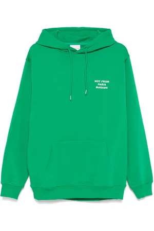 Drôle de Monsieur Hoodie con eslogan bordado
