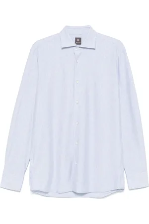 Boggi Milano Camisa con rayas estampadas
