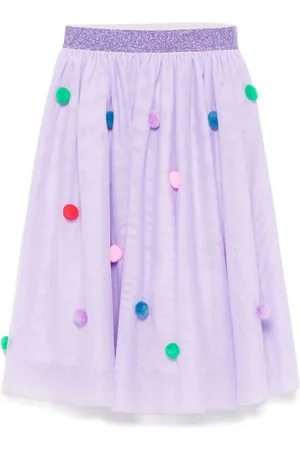 Stella McCartney Falda con detalle de pompón
