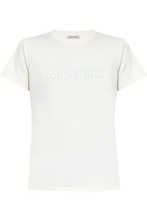 Moncler Playera con logo y detalles de cristal