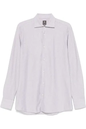 Boggi Milano Camisa con rayas estampadas
