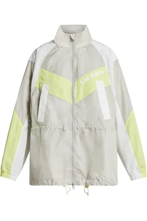 Lacoste Chamarra oversize con diseño color block