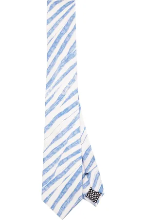 Paul Smith Corbata de seda con rayas multicolor
