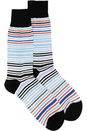 Paul Smith Calcetines de media pierna con detalle de rayas