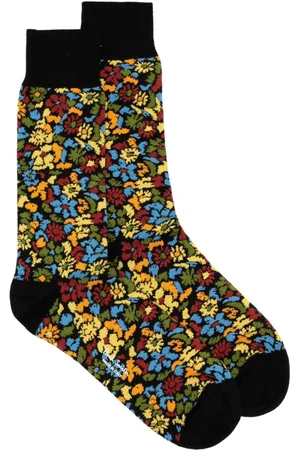 Paul Smith Calcetines de media caña con estampado floral