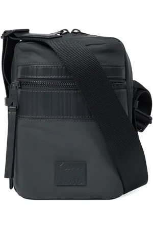 Paul Smith Mochila tipo mensajero con parche del logo