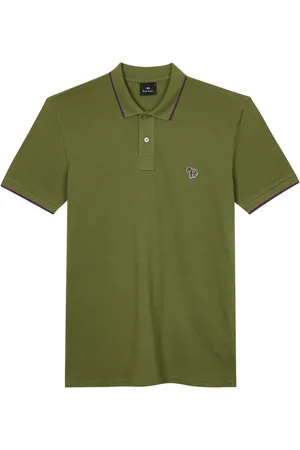 Paul Smith Playera tipo polo con parche del logo