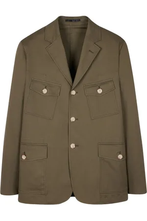Paul Smith Chamarra con bolsillos y solapa