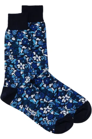 Paul Smith Calcetines de media caña con estampado floral