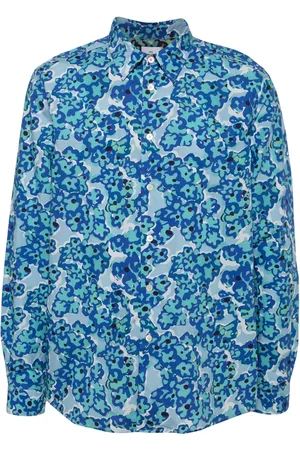Paul Smith Camisa de popelina con estampado floral
