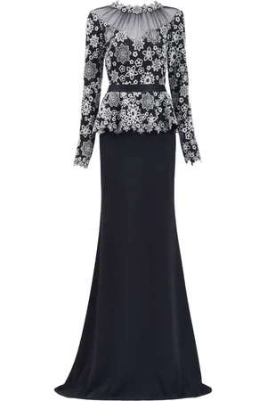 Tadashi Shoji Vestido con encaje bordado