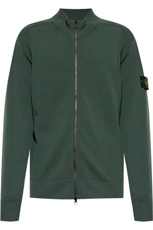 Stone Island Cárdigan tejido con motivo Compass