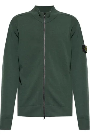 Stone Island Cárdigan tejido con motivo Compass