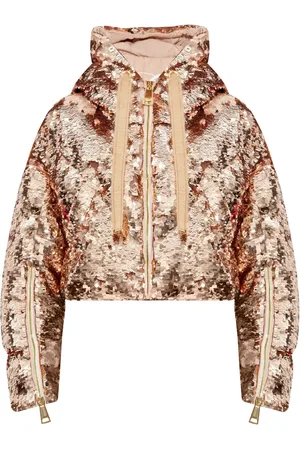 Khrisjoy Chamarra con detalles de lentejuelas
