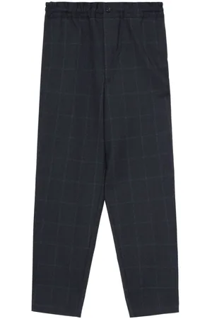 Comme des Garçons Pantalones con cuadros estampados