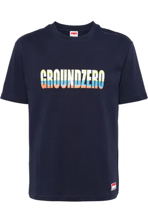 Ground Zero Playera con logo estampado
