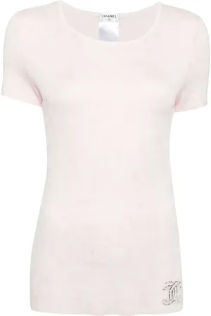 CHANEL Playera con logo CC 2009