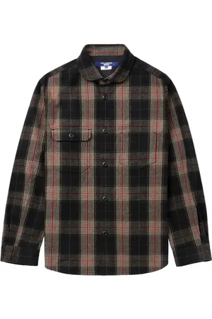 JUNYA WATANABE Camisa con cuadros estampados