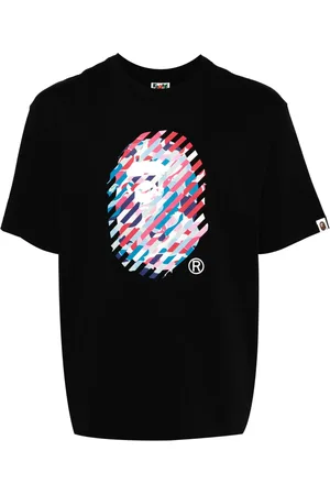 A Bathing Ape ABC CAMO ILLUSION APE HEAD RELAXED FIT tee