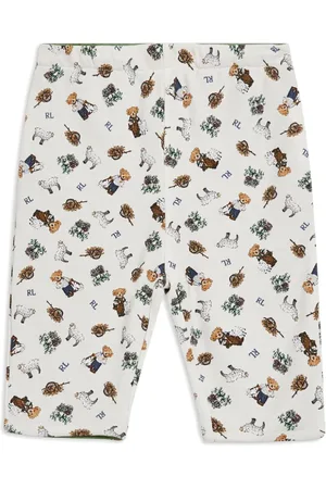 Ralph Lauren Pantalones con motivo Polo Bear
