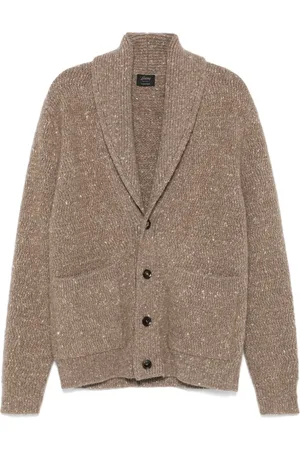 BRIONI Cárdigan con cuello esmoquin