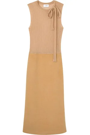 ST. JOHN Vestido midi con paneles
