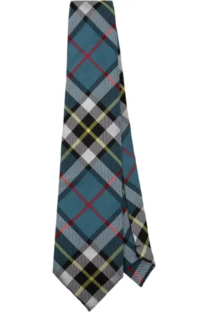 Comme des Garçons Corbata con motivo de cuadros tartán
