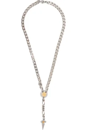 In Gold We Trust Collar con cadena de cruces