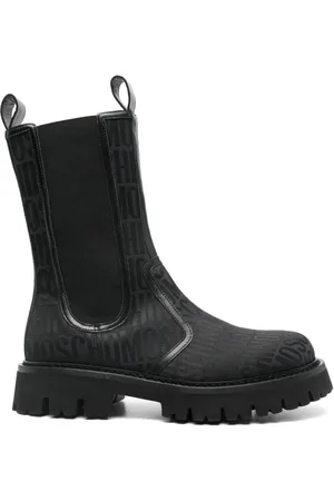 Moschino Botas chelsea con logo estampado