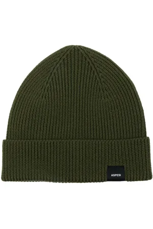 Aspesi Gorro con etiqueta del logo
