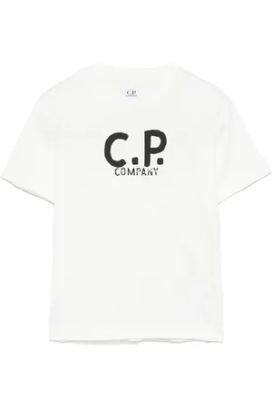 C.P. Company Playera con logo estampado