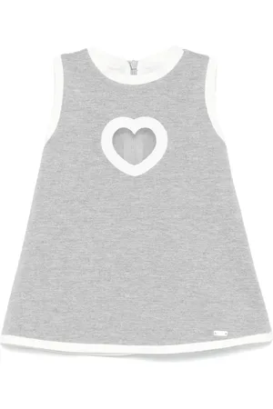 Le Bebé Enfant Vestido con motivo de corazón