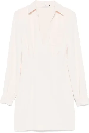 Elisabetta Franchi Vestido corto con logo bordado